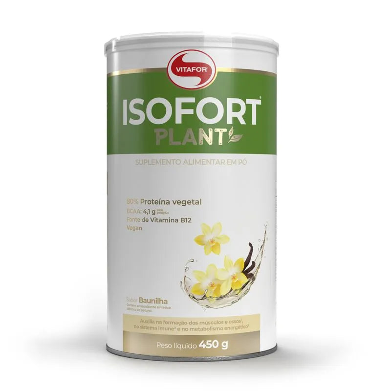 Isofort plant - 450g baunilha - Vitafor