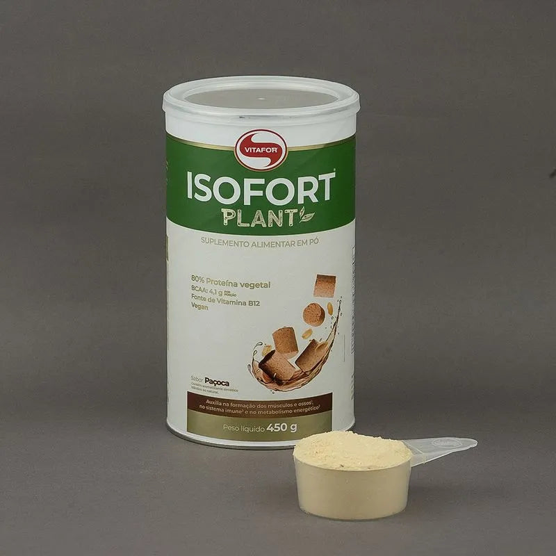 Isofort plant - 450g paçoca - Vitafor