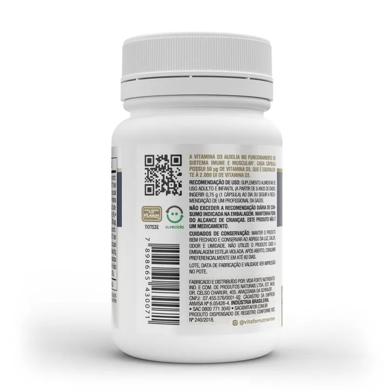Vita D3 - 60 cap - Vitafor